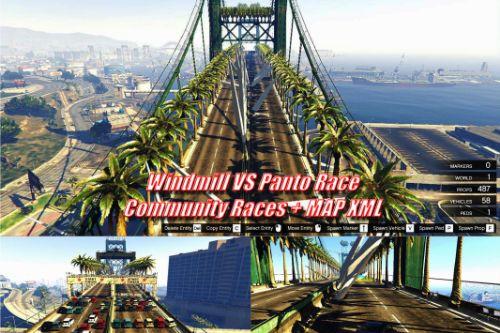 Race Windmill & Panto: A Map Showdown